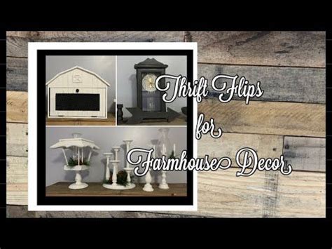 Thrift Store Flips To Makeover Into Farmhouse Decor To Resell Sunday