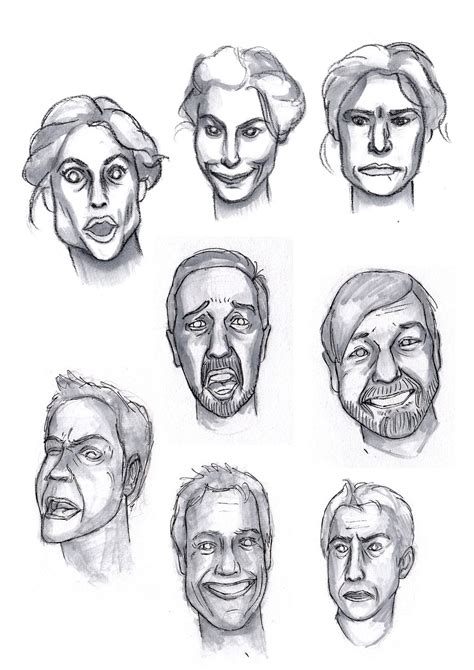 Face Perspective Drawing at PaintingValley.com | Explore collection of ...