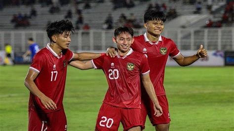 Hasil Babak I Timnas Indonesia U20 Vs China U20 Garuda Muda Tertinggal