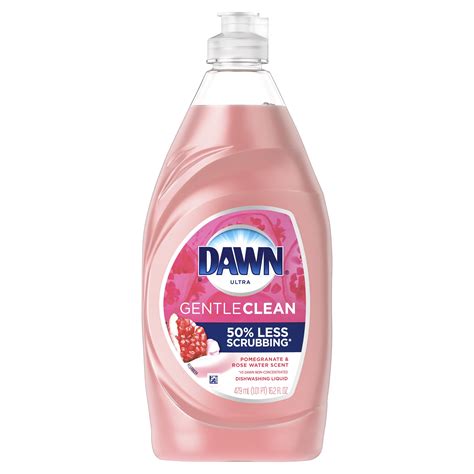 Dawn Ultra Gentle Clean Dishwashing Liquid Dish Soap Pomegranate