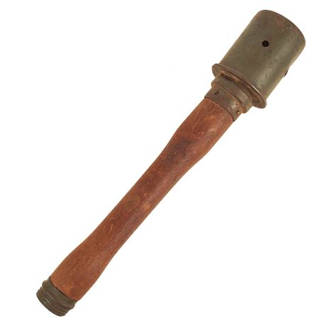 Original German Wwii M24 Inert Stick Grenade By Hermann Nier Dated 194