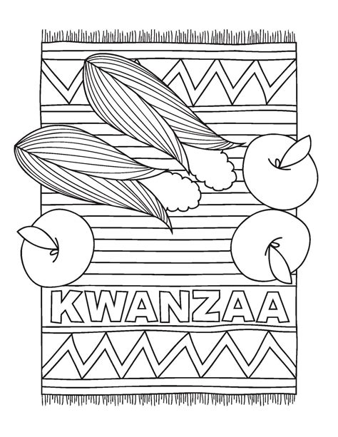 Kwanzaa Unity Cup Coloring Pages