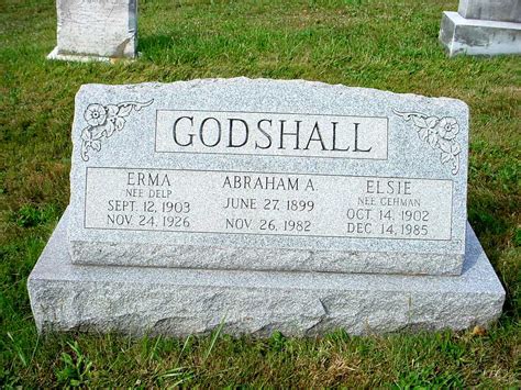 Elsie Gehman Godshall 1902 1985 Memorial Find A Grave