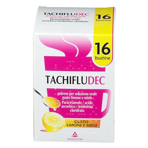 Tachifludec Polvere Per Soluzione Orale Gusto Limone E Miele Pz