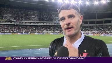 Globo Esporte Rj Gol E Assist Ncia De Vegetti Vasco Vence O Flu