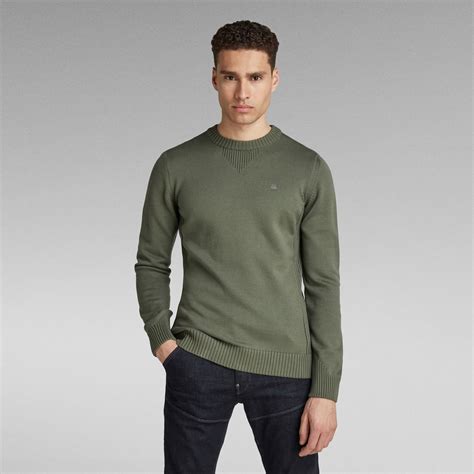 Classic Sport Knitted Sweater Green G Star Raw®