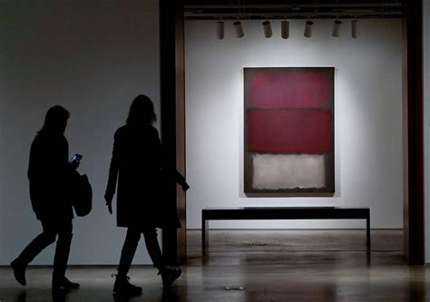 Kunst Gemälde Mark Rothko wurde für mehr als 50 Mio Dollar versteigert