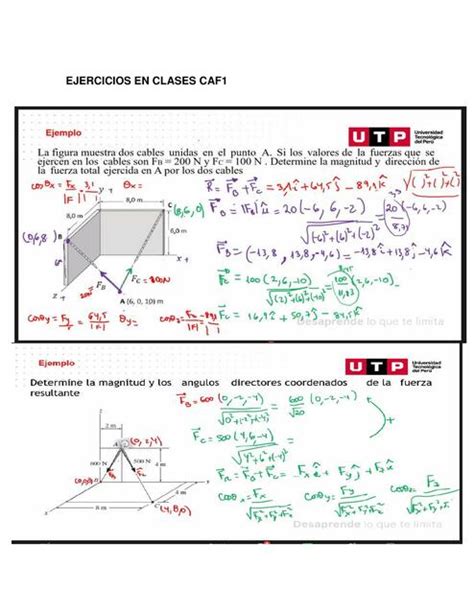 Ejercicios En Clases Caf Chrischabela Udocz