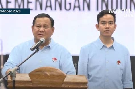 Jelang Pemilu 2024 Ini Visi Dan Misi Pasangan Calon Presiden Prabowo