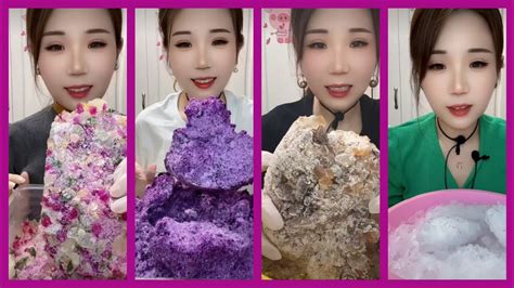 Asmr Refrozen Shaved Ice Eating With Jewelry Pieces Youtube