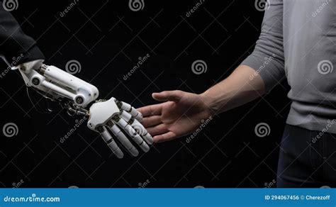 Robotic Human Hand. Prosthesis Stock Illustration - Illustration of futuristic, machine: 294067456