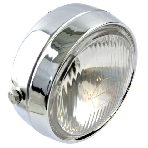 Optique de Phare Cyclo Motobécane MBK 51 41 Rond Chrome Complet Ø