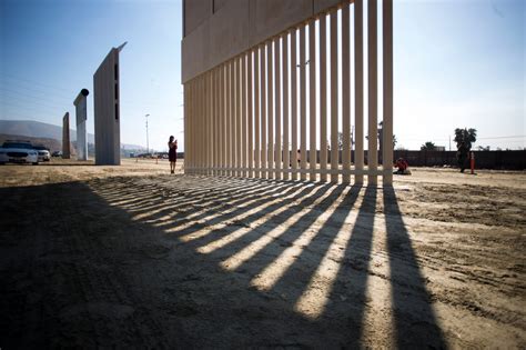 Border Wall Prototypes Are Unveiled But Trumps Vision Still Faces