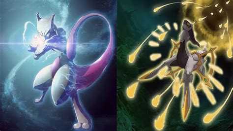 Arceus vs Mewtwo: Who is stronger Pokemon?