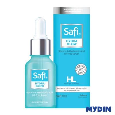 SAFI Hydra Glow Glycerin Hyaluronic Acid Oil Free Serum 30ml Shopee