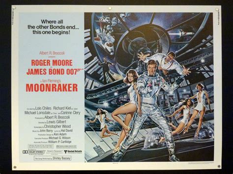 original moonraker  sheet  poster  art  daniel goozee