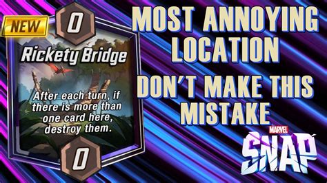 This Mistake Costs You Cubes In New Location Rickety Bridge Marvel