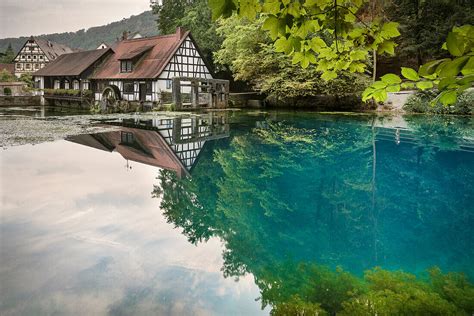 The Blautopf In Blaubeuren View At License Image 71226410