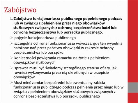 Przest Pstwa Przeciwko Yciu I Zdrowiu Ppt Pobierz