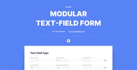 Modular Text Field Figma Community