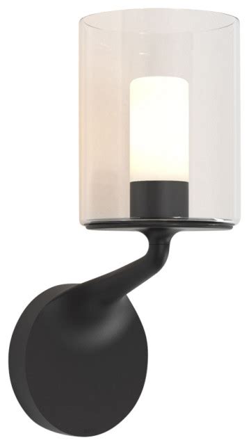 Astro Elena Dimmable Bathroom Wall Light Matt Black Transitional