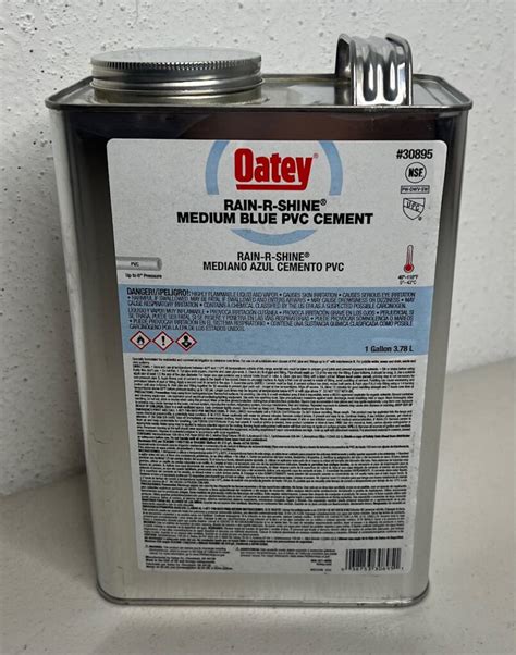 how to open oatey pvc cement