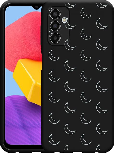 Samsung Galaxy M Hoesje Zwart Maanpatroon Ii Designed By Cazy Bol