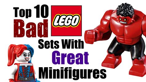 Top 10 Bad Lego Sets With Great Minifigures Youtube