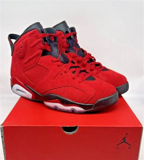 Nike air jordan 6 retro toro bravo varsity red black | Kixify Marketplace