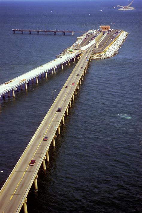 Chesapeake Bay Tunnel Photograph by Carl Purcell