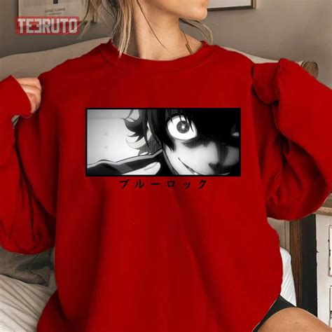 Japanese Meguru Bachira Blue Lock Scary Eye Unisex Sweatshirt Teeruto