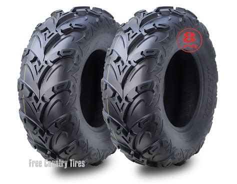 Set Premium Mud Sling Ply Atv Utv Tires X X X Ebay