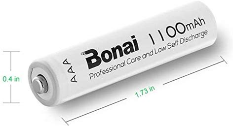 Bonai Mah Aaa Rechargeable Batteries V Ni Mh High Capacity