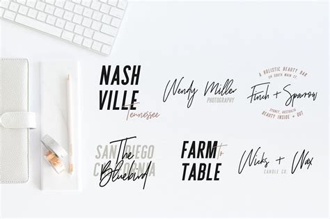 Sydney Font Duo 12 Free Logos By Jenwagnerco Thehungryjpeg