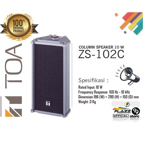 Jual Speaker Colum Toa Zs C Original Toa Zs C Zs C Zs C