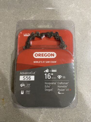 Oregon S56 Advance Cut 16 Chainsaw Chain 3 8 050 Gauge 56 Drive Links New Ebay