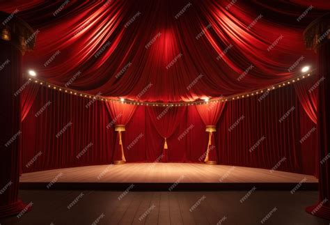 Premium AI Image | Circus tent background