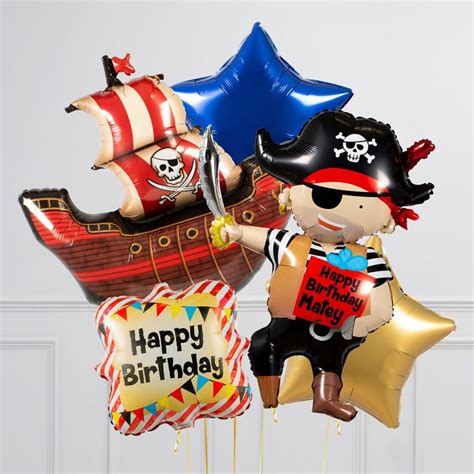 Pirate Inflated Crazy Balloon Bunch Balloons Personalized Balloons