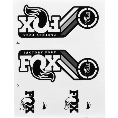 Fox Racing Shox Retro Heritage Decal Kit White | eBay