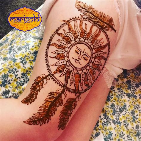 Sun Moon Dreamcatcher Henna