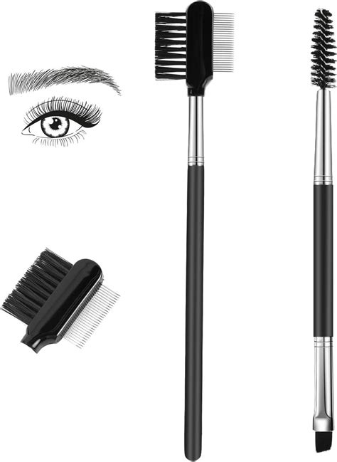 Amazon Pcs Eyebrow Brush Double Ended Eyebrow Brush Spoolie