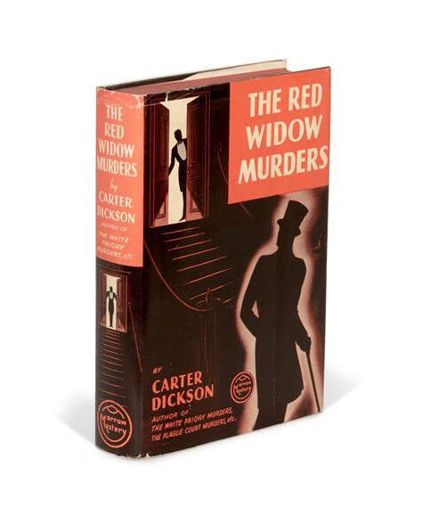 Carter Dickson John Dickson Carr The Red Widow Murders 1935 Detective Fiction Including