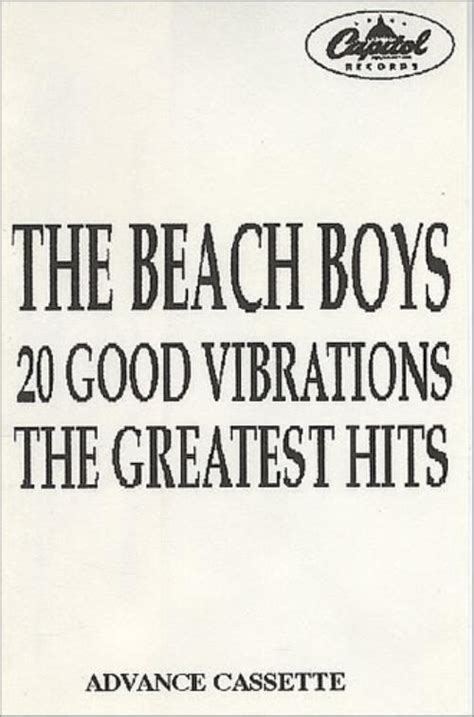 The Beach Boys 20 Good Vibrations The Greatest Hits Us Promo Cassette