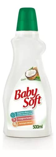 Lava Roupas Finas E Delicadas Coco Liquido Baby Soft 500ml MercadoLivre