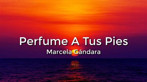 Marcela Gandara Perfume A Tus Pies Letra Lyrics Youtube