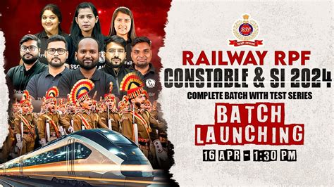 RPF New Vacancy 2024 RPF COMPLETE BATCH WITH TEST SERIES RPF SI