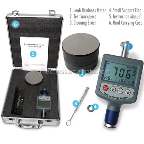 Palm Digitale Rebound Leeb Hardheidsmeter Gauge Meter Voor Metaal Staal