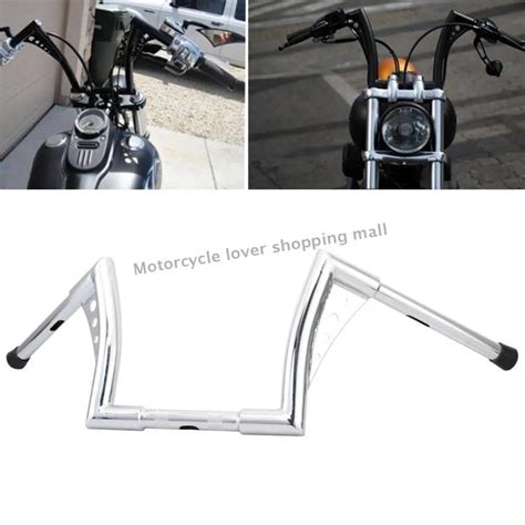 Mm Motorcycle Chrome Rise Ape Hangers Handlebar For Harley