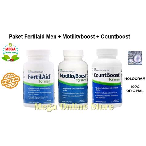 Jual Fertilaid For Men Countboost Motility Boost Shopee Indonesia