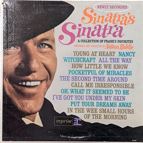 Frank Sinatra – Sinatra's Sinatra (1963) Vinyl, LP, Album, Mono ...